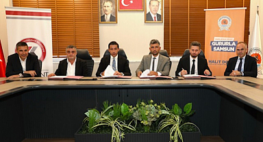 BÜYÜKŞEHİR’İN ATAKUM’DAKİ GELİR PAYLAŞIMI İHALESİNDE SÖZLEŞME İMZALANDI