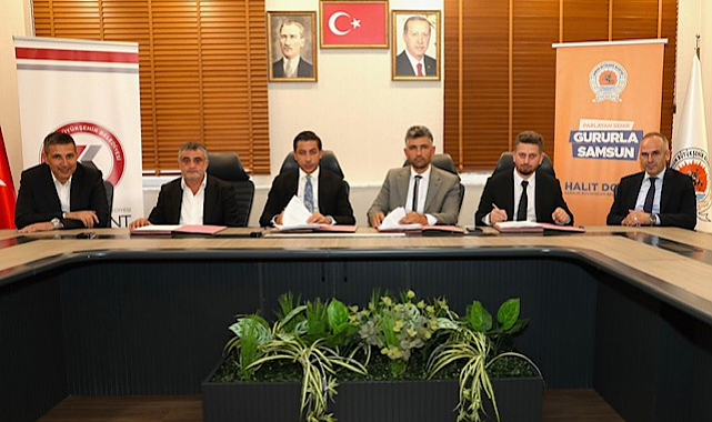 BÜYÜKŞEHİR’İN ATAKUM’DAKİ GELİR PAYLAŞIMI İHALESİNDE SÖZLEŞME İMZALANDI