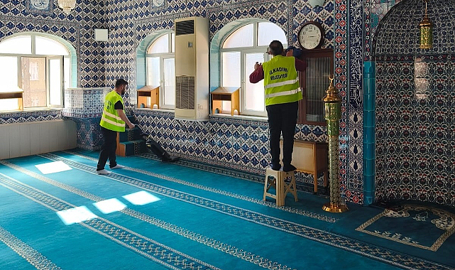 İlkadım’ın İbadethanelerinde Hijyen İçin Yoğun Mesai
