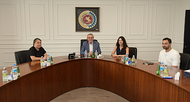 Murzioğlu, Çevre Teknolojisinde Zirveye Çıkan Eldemir'i makamında Kabul Etti