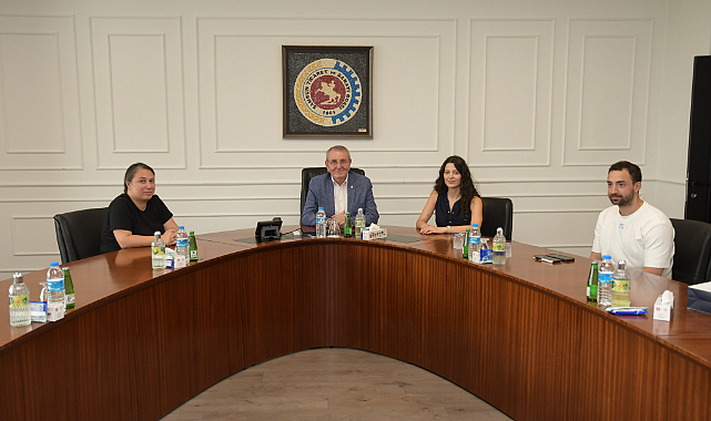 Murzioğlu, Çevre Teknolojisinde Zirveye Çıkan Eldemir'i makamında Kabul Etti