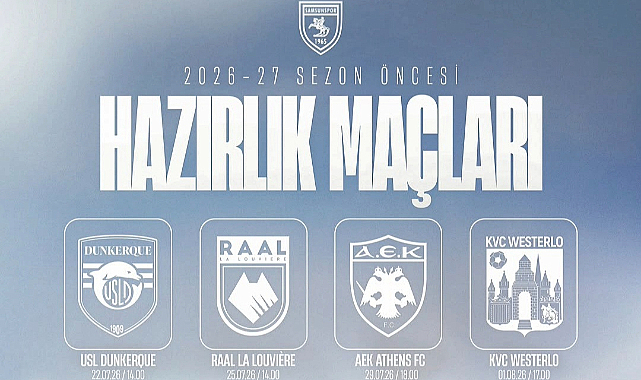 Samsunspor'un Hollanda Kamp Programı Belli Oldu