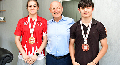 Terme'nin Şampiyonları Başkan Kul 'un Konuğu Oldu