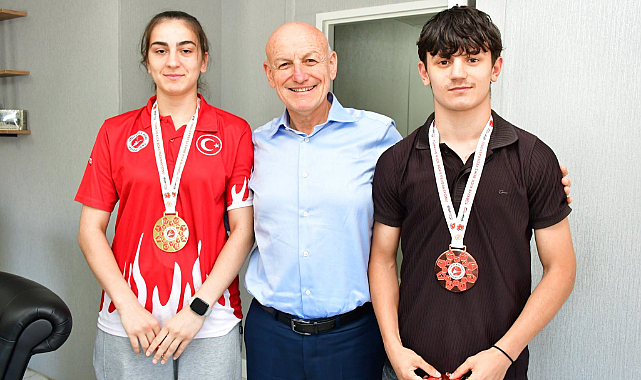 Terme'nin Şampiyonları Başkan Kul 'un Konuğu Oldu