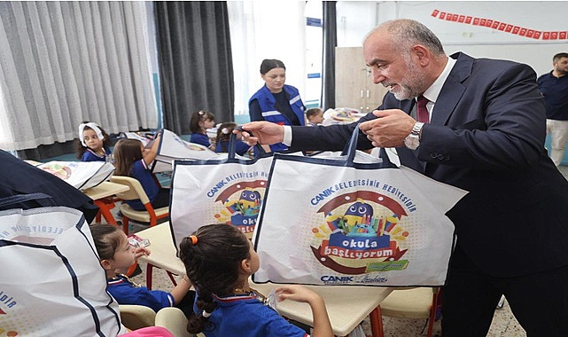 Bu Yıl Da Tüm Öğrencilerin Çanta Ve Kırtasiye Seti Canik Belediyesi'nden