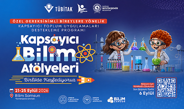 Kapsayıcı Bilim Atölyeleri: Birlikte Keşfediyoruz Projesi İçin Başvurular Başladı