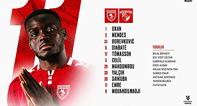 Samsunspor’un Göztepe Maçı İlk 11’i Belli Oldu
