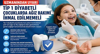 Uzmanından Uyarı Tip 1 Diyabetli Çocuklarda Ağız Bakımı İhmal Edilmemeli