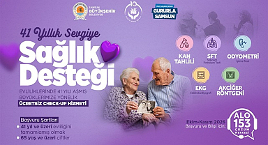 Büyükşehir’den 41 Yıllık Sevgiye Sağlık Desteği