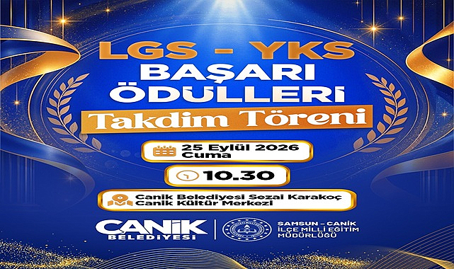 Canik'te Öğrenciler Ödüllerine Kavuşuyor