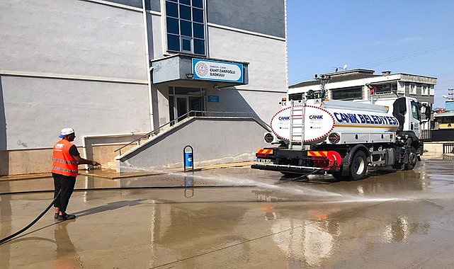 Canik'te Okullar Yeni Eğitim Yılına Hazırlanıyor