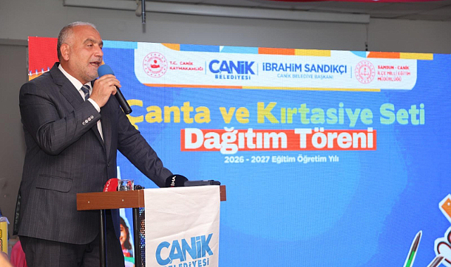 Canik'te Tüm Öğrenciler Çanta ve Kırtasiye Setlerine Kavuştu