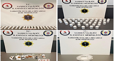 İlkadım'da Uyuşturucu Operasyonu: 8 Bin Sentetik Ecza Ele Geçirildi