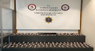 Samsun’da Bir İkamette 13 Bin 48 Sentetik Ecza Hap Ele Geçirildi