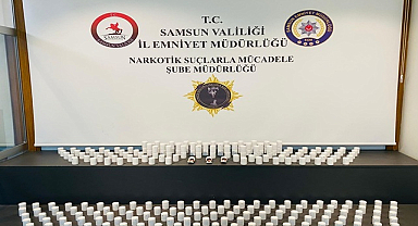 Samsun Polisinden İlkadım’da Uyuşturucu Operasyonu: 10 Bin 104 Sentetik Ecza Ele Geçirildi