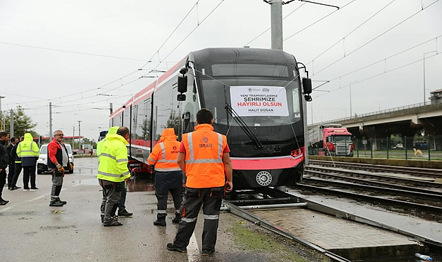 Samsun'un Ulaşım Filosuna Yeni Tramvay