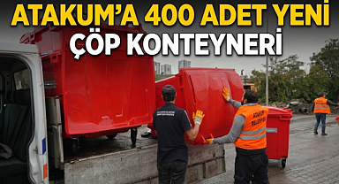 Atakum’a 400 Adet Yeni Çöp Konteyneri