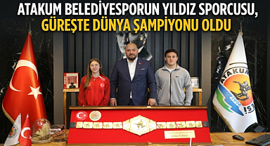 Atakum Belediyesporun Yıldız Sporcusu, Güreşte Dünya Şampiyonu Oldu