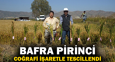 Bafra Pirinci Coğrafi İşaretle Tescillendi