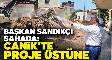 Başkan Sandıkçı Sahada: Canik'te Proje Üstüne Proje