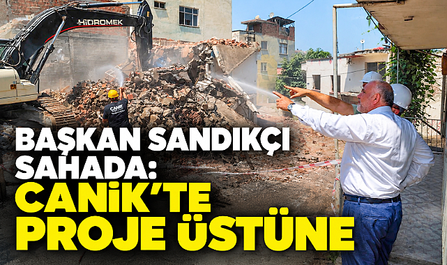 Başkan Sandıkçı Sahada: Canik'te Proje Üstüne Proje 