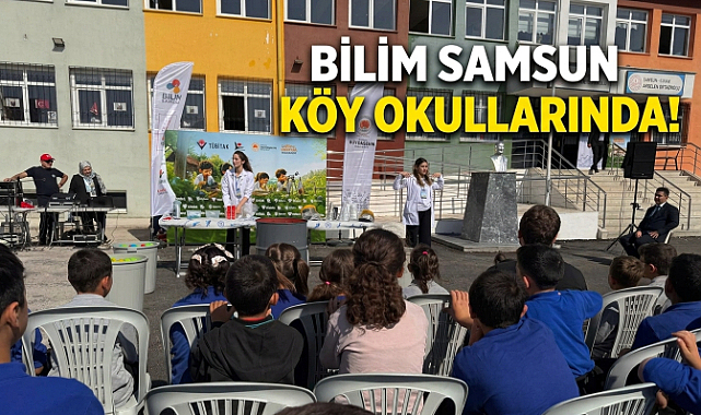 Bilim Samsun Köy Okullarında!