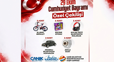 Canik Belediyesi'nden Hediye Yağmuru