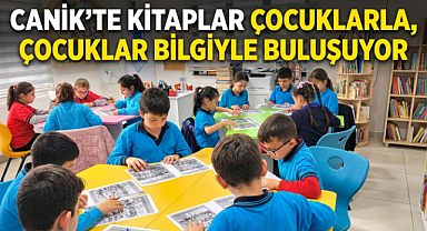 Canik'te Kitaplar Çocuklarla, Çocuklar Bilgiyle Buluşuyor