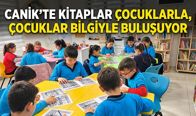 Canik'te Kitaplar Çocuklarla, Çocuklar Bilgiyle Buluşuyor