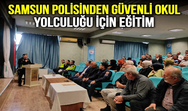 Samsun Polisinden Güvenli Okul Yolculuğu İçin Eğitim