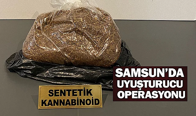 Samsun’da Uyuşturucu Operasyonu