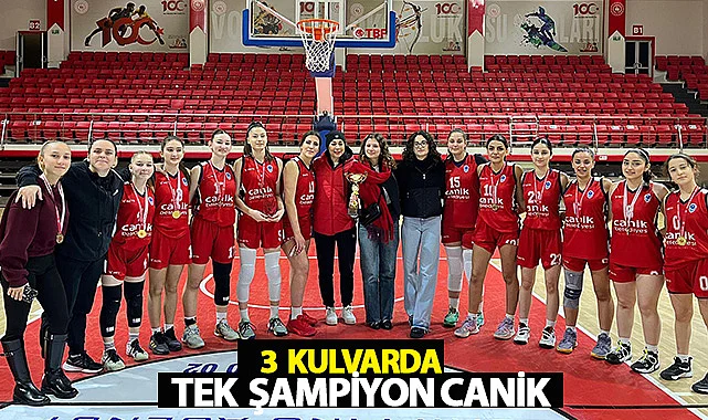 3 Kulvarda Tek Şampiyon Canik