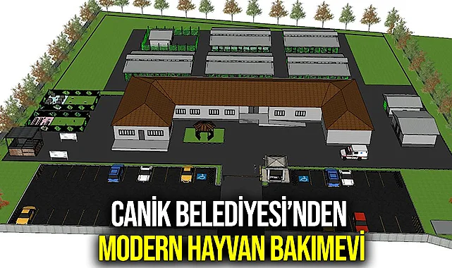Canik Belediyesi’nden Modern Hayvan Bakımevi