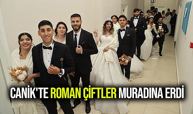 Canik'te Roman Çiftler Muradına Erdi