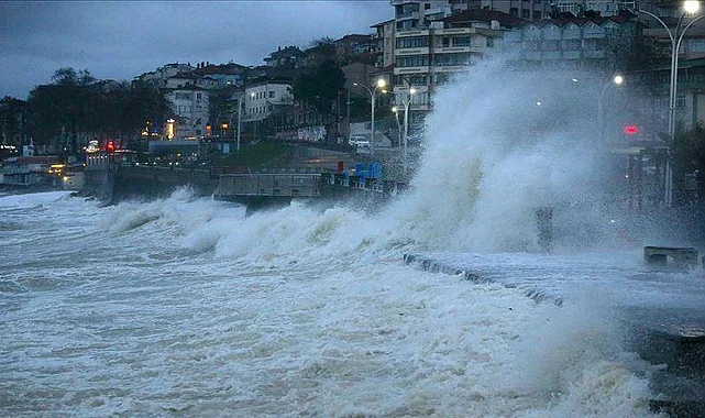 Doğu Karadeniz'de şiddetli fırtına etkili olacak