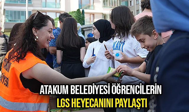 Atakum Belediyesi Öğrencilerin LGS Heyecanını Paylaştı
