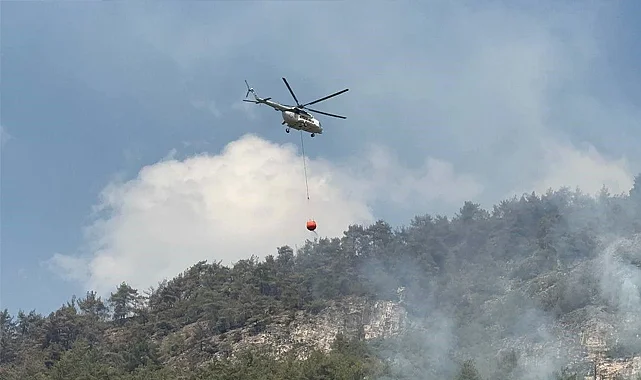 Karabük’te Orman Yangını Rüzgârla Yeniden Şiddetlendi