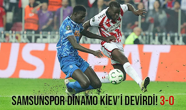 Samsunspor Dinamo Kiev’i Devirdi! 3-0