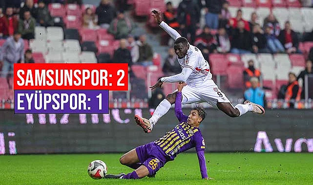 Samsunspor: 2 Eyüpspor: 1