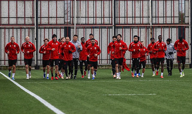 Samsunspor, KF Shkëndija Maçı Hazırlıklarına Başladı