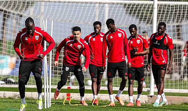 Samsunspor, Shkëndija Maçı Hazırlıklarını Tamamladı