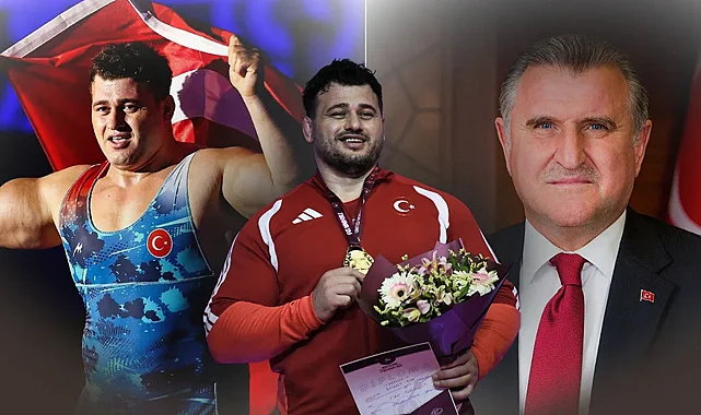 Bakan Bak’tan Rıza Kayaalp’e tarihi rekor sonrası tebrik
