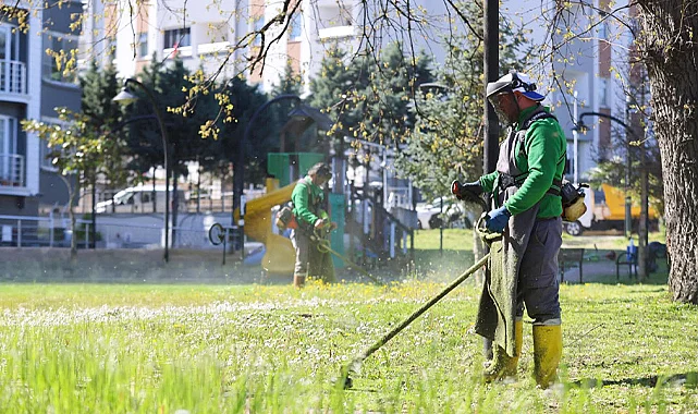 Canik'te Parklar Yaza Hazırlanıyor