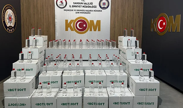 İlkadım'da 900 Litre Kaçak Etil Alkol Ele Geçirildi