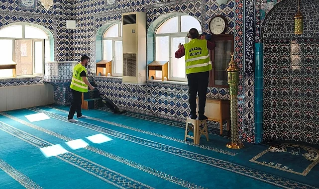 İlkadım’ın İbadethanelerinde Hijyen İçin Yoğun Mesai