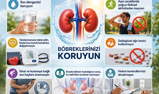 Yaz Sıcağında Böbrekleri Korumanın 8 Önemli Kuralı!