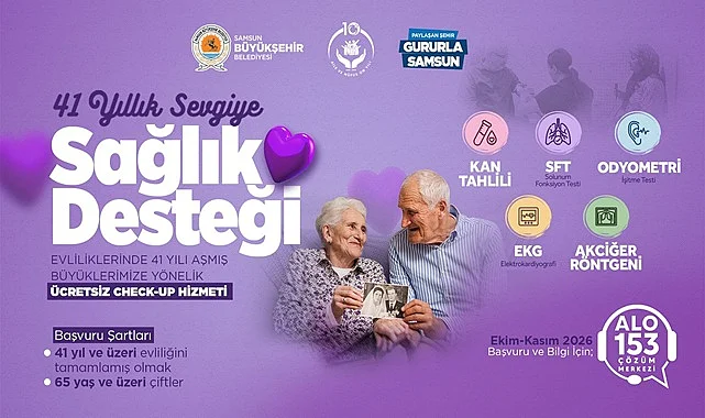 Büyükşehir’den 41 Yıllık Sevgiye Sağlık Desteği