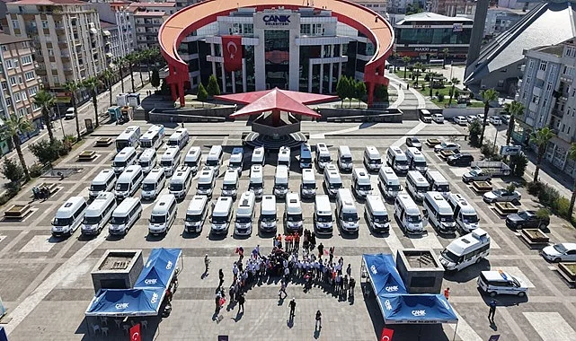 Canik'te Cumhurbaşkanı Erdoğan'a Sevgi Seli