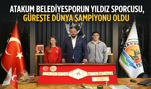 Atakum Belediyesporun Yıldız Sporcusu, Güreşte Dünya Şampiyonu Oldu
